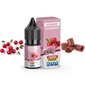 سالت هورنی لواشک ذغال اخته | Horny Flava 30 ml Cranberry LEATHER FRUIT