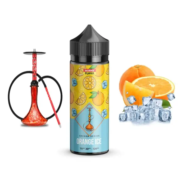 جوس 120 میل هورنی قلیانی پرتغال یخ | Horny 120 ml Orange Ice SHISHA