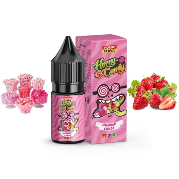 سالت هورنی آبنبات توت فرنگی | Horny 30 ml Strawberry Candy