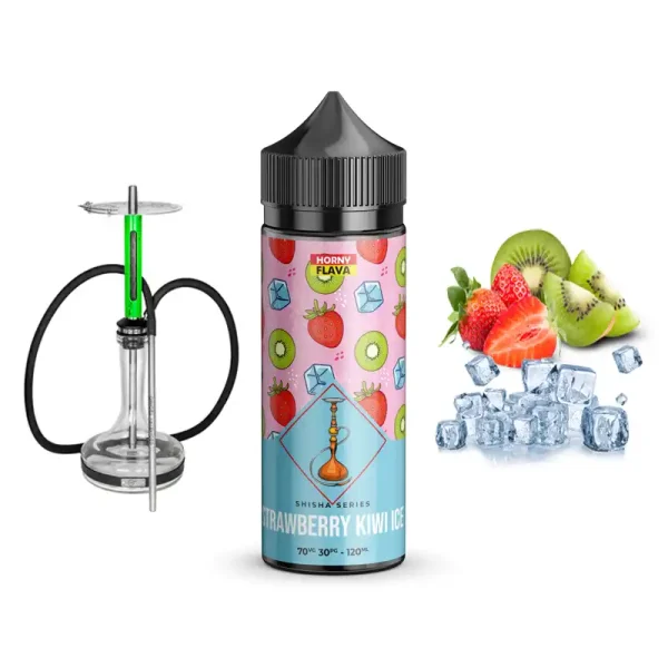جوس 120 میل هورنی قلیانی توت فرنگی کیوی یخ | Horny 120 ml Strawberry Kiwi Ice SHISHA