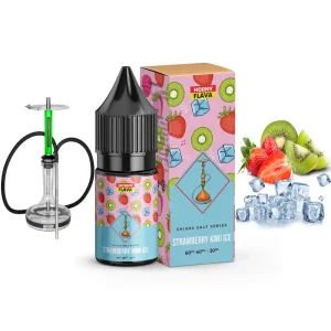 سالت هورنی قلیانی توت فرنگی کیوی یخ | Horny 30 ml Straw Berry Kiwi Ice SHISHA